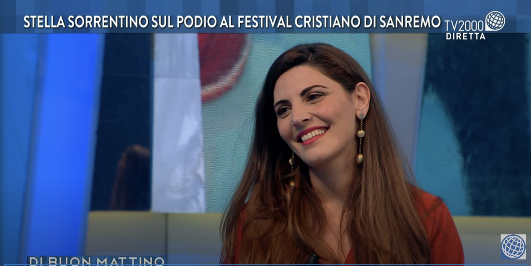 Al momento stai visualizzando Tv2000 di Buon Mattino – Intervista a Stella Sorrentino sul podio del Festival Cristiano di Sanremo